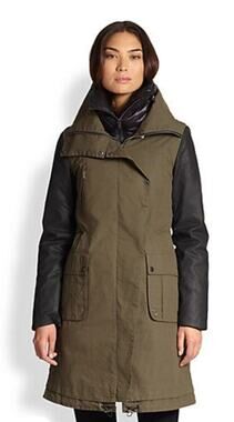 Ashley B Two-In-One Parka/Down-Puffer Coat Women's Size S